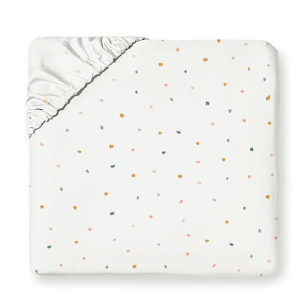 Makemake Organics Organic Kids Fitted Sheet - Dotty