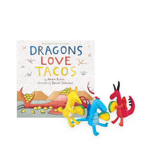 MerryMakers Dragons Love Tacos Mini Doll Set & Book