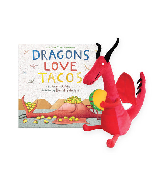 MerryMakers Dragons Love Tacos Plush Toy & Book