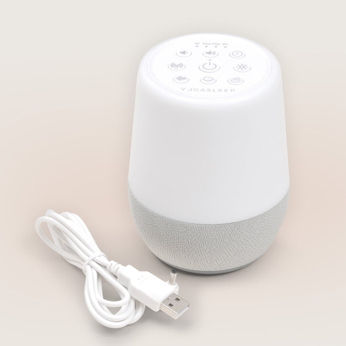 Yogasleep Duet White Noise Machine with Night Light and Wireless Speaker