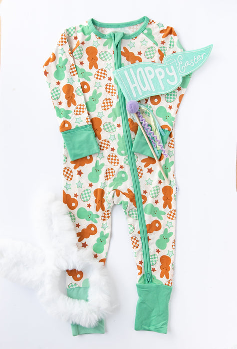 Dream Big Little Co WHAT'S UP PEEPS DREAM ROMPER