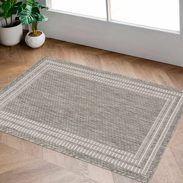 Hauteloom Burradoo Bordered Beige Rug