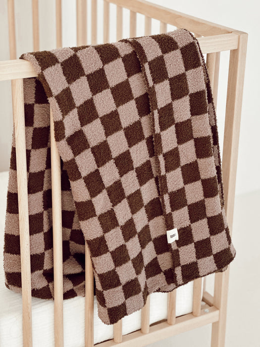 forever french Checkerboard | Ultra Lightweight Plush Throw