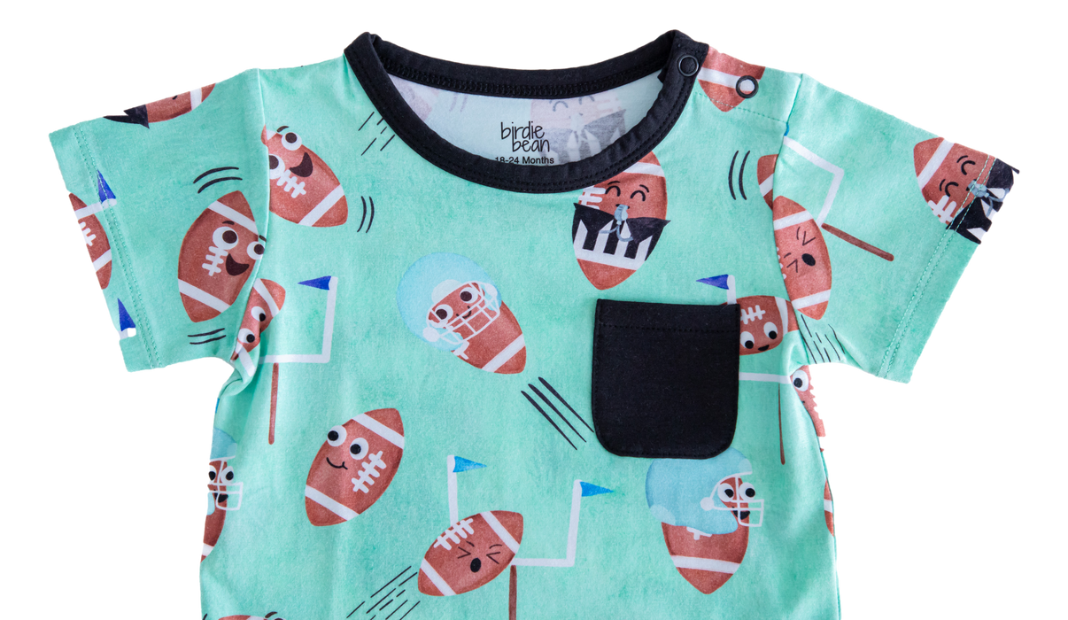 Birdie Bean Elliot bamboo/cotton pocket t-shirt