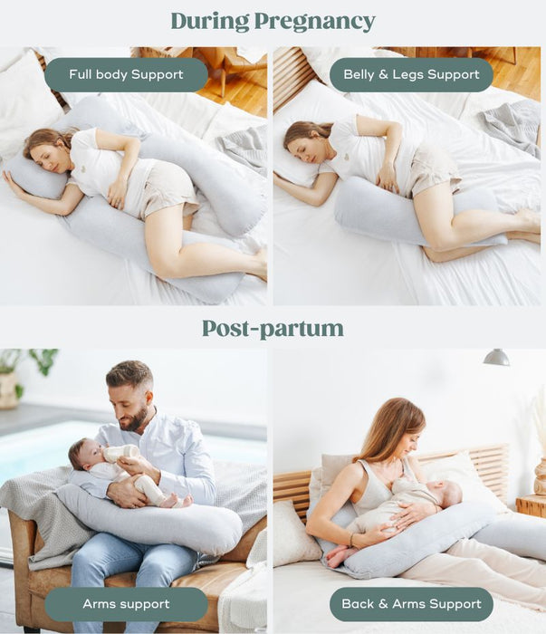 Babymoov U-Shape Full Body Pregnancy Pillow B.Love XXL