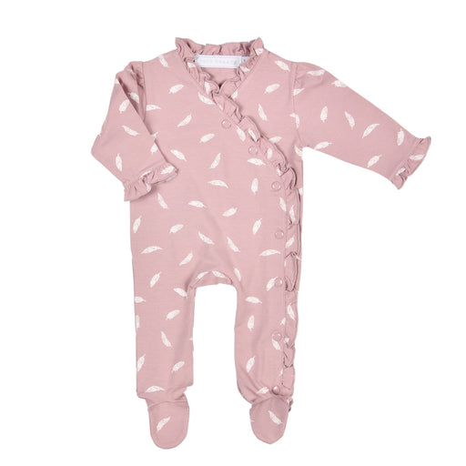 Bebe Sweeny ELLA | Feather Print Pink Pajamas