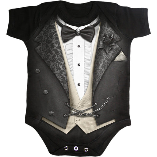 Spiral USA TUXED - Baby Sleepsuit Black