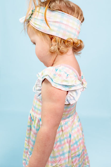 Dream Big Little Co SPRING GINGHAM DREAM BOW