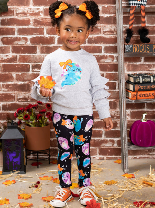 Mia Belle Girls That's The Spirit Pullover and Tie Dye Legging Set