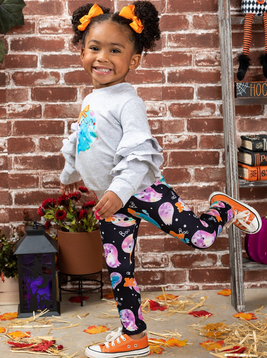 Mia Belle Girls That's The Spirit Pullover and Tie Dye Legging Set