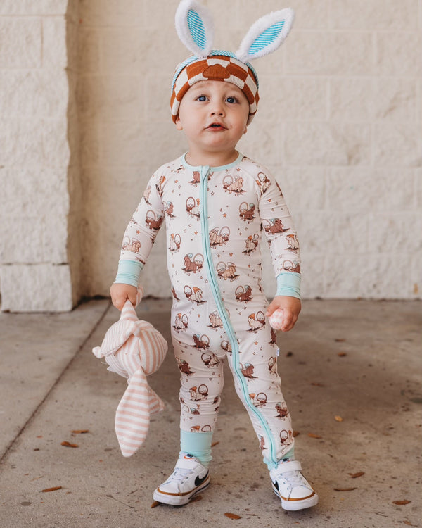 Dream Big Little Co SKATING EGG HUNT DREAM ROMPER