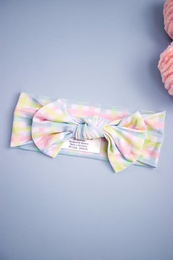 Dream Big Little Co SPRING GINGHAM DREAM BOW