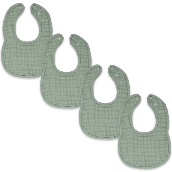 Comfy Cubs Muslin Cotton Baby Bibs - Fern