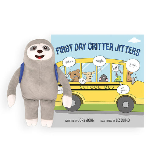 MerryMakers First Day Critter Jitters Plush Doll & Book