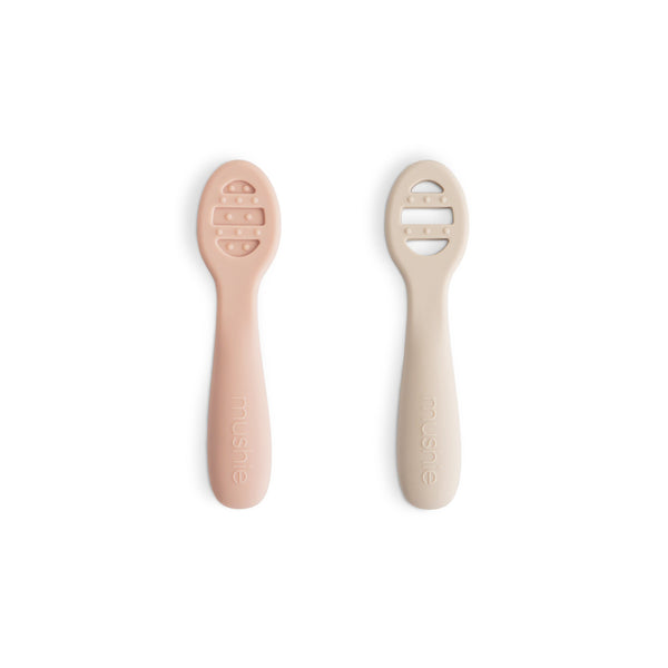 Mushie First Feeding Baby Spoons 2-Pack