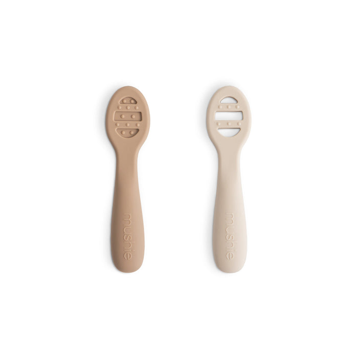 Mushie First Feeding Baby Spoons 2-Pack