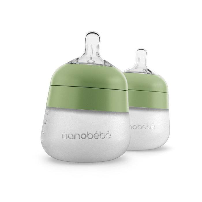 Nanobébé Flexy Silicone Baby Bottle - 5oz & 9oz