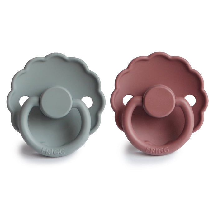 Mushie FRIGG Daisy Silicone Pacifier 2-Pack