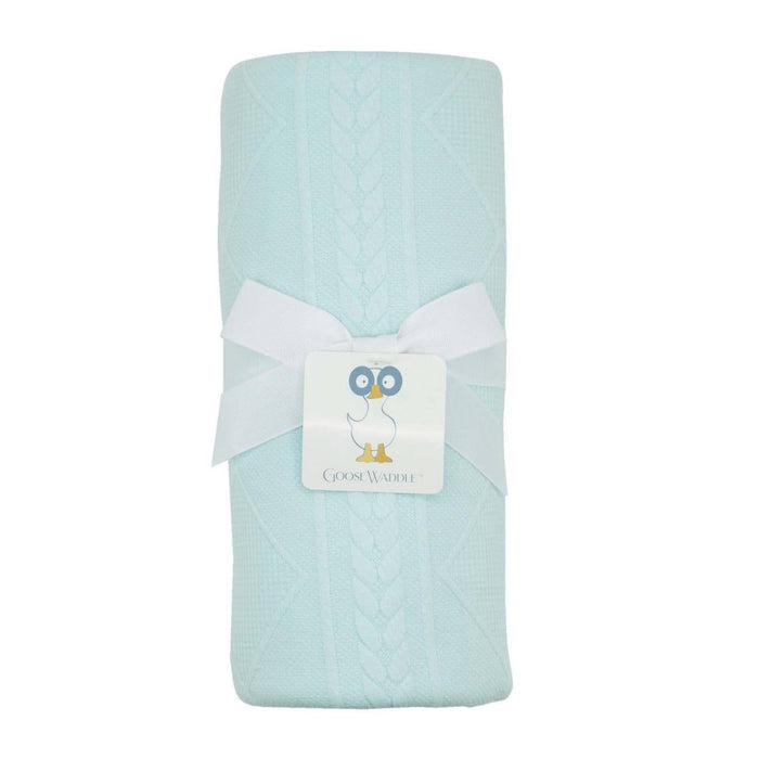 Goosewaddle® Mint Knit Blanket