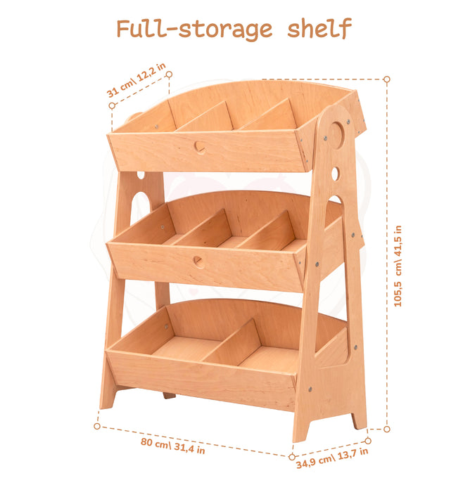 woodandhearts Toy Storage Organizer