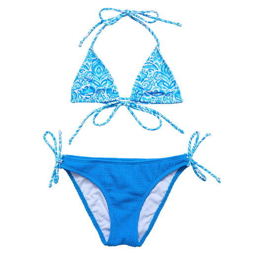 Snapper Rock Santorini Blue Triangle Bikini