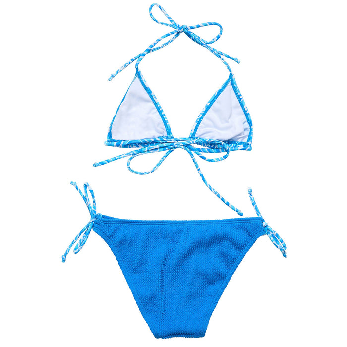 Snapper Rock Santorini Blue Triangle Bikini