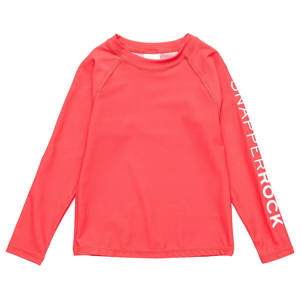 Snapper Rock Watermelon Sustainable Long Sleeve Rash Top