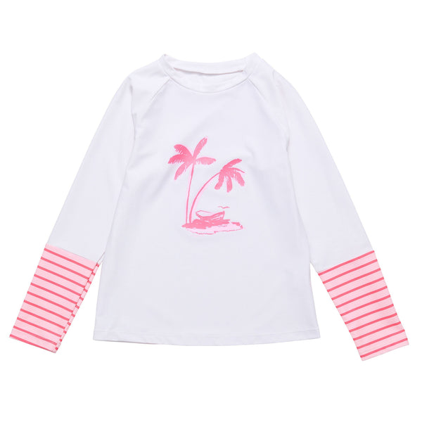 Snapper Rock Palm Island Sustainable Long Sleeve Rash Top