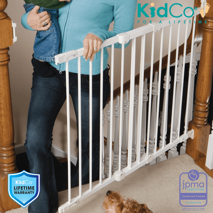 KidCo White Angle-Mount Safeway Hardware-Mount Gate