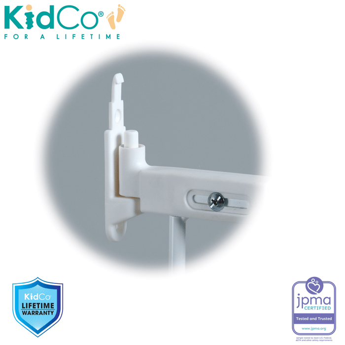 KidCo White Angle-Mount Safeway Hardware-Mount Gate