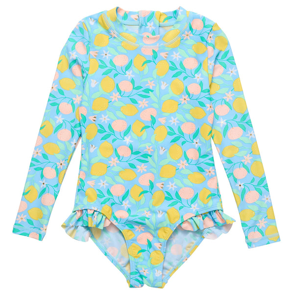 Snapper Rock Lemon Drops Long Sleeve Surf Suit