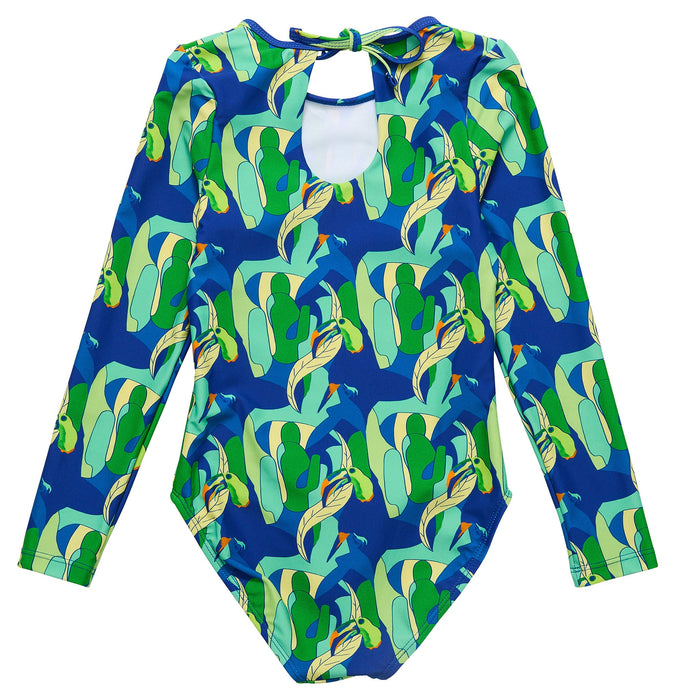 Snapper Rock Toucan Jungle Sustainable Keyhole Surf Suit
