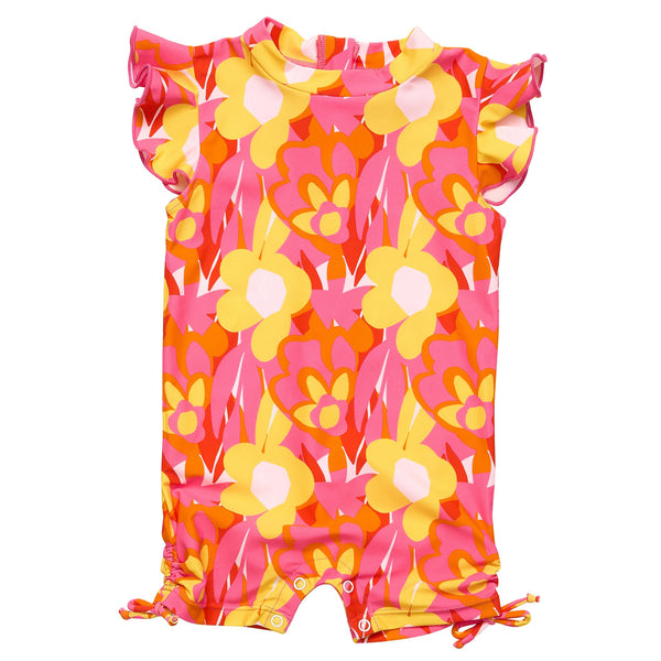 Snapper Rock Pop of Sunshine Short Sleeve Sunsuit