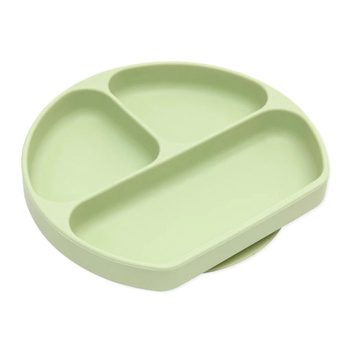 Bumkins Toddler and Baby Suction Plate, Divided Grip Dish for Babies and Kids