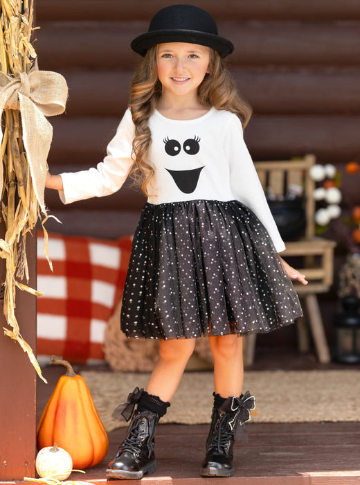 Mia Belle Girls If You've Got It, Haunt It Sparkle Tutu Dress