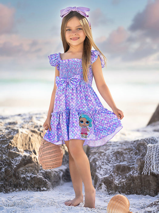 Mia Belle Girls L.O.L. SURPRISE! Splash Queen Mermaid Dress