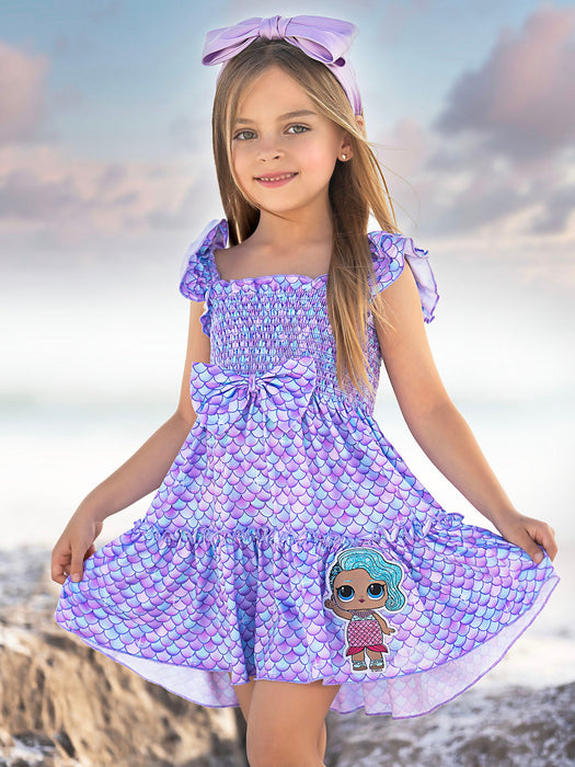 Mia Belle Girls L.O.L. SURPRISE! Splash Queen Mermaid Dress