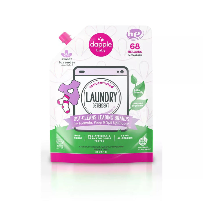 Dapple Baby Laundry Detergent Lavender - 34oz