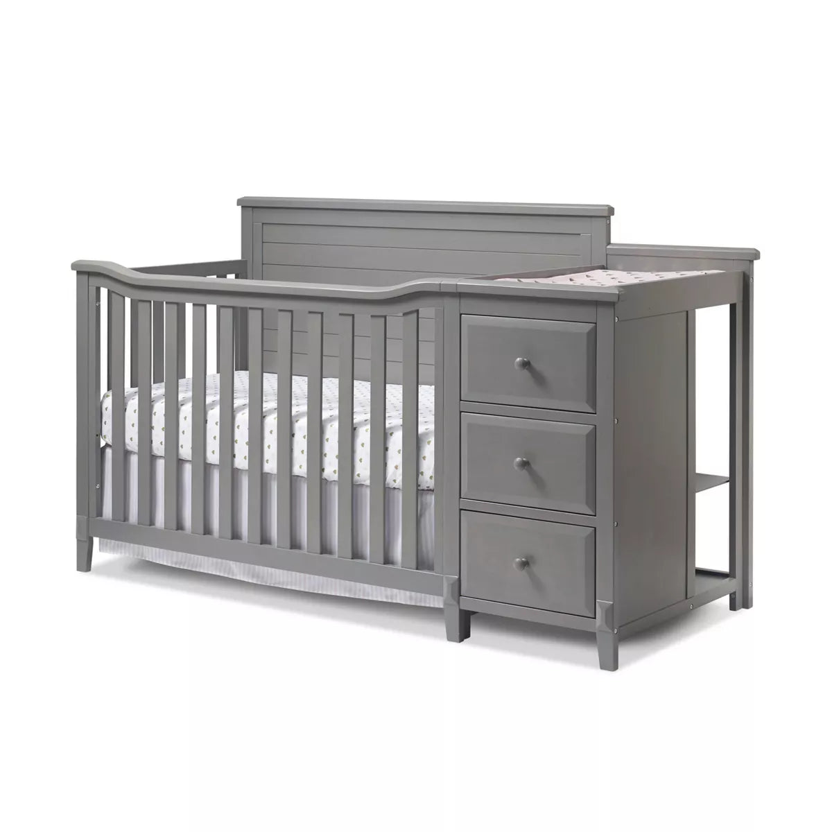 Lauren crib with changing hot sale table