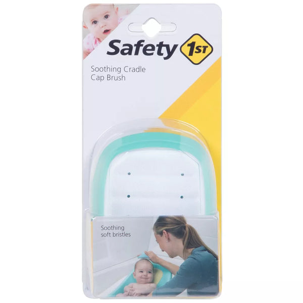 Safety 1ˢᵗSoothing Cradle Cap Soft Bristle Brush - Aqua