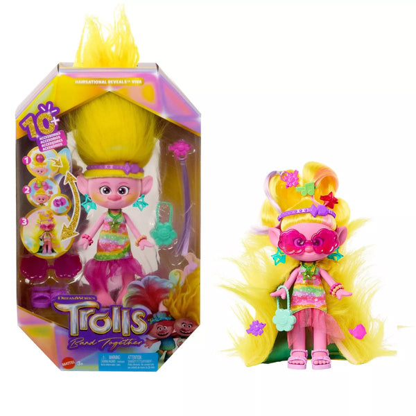 DreamWorks Trolls Band Together Hairsational Reveals Viva Fashion Doll