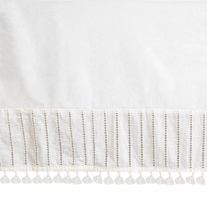 Crane Baby Off-White Boho Bed Skirt