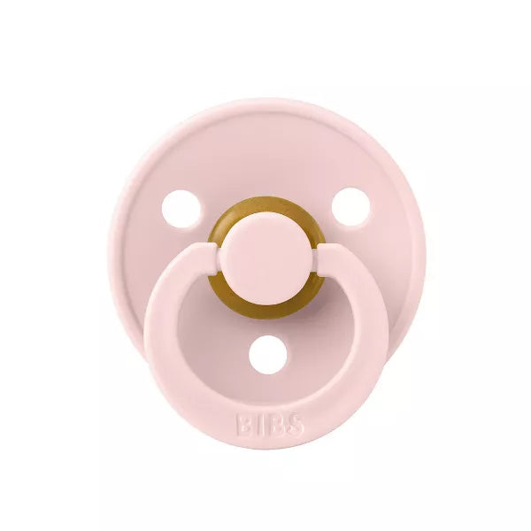 BIBS Colour 2 Pack Latex Pacifiers in Haze/Blossom