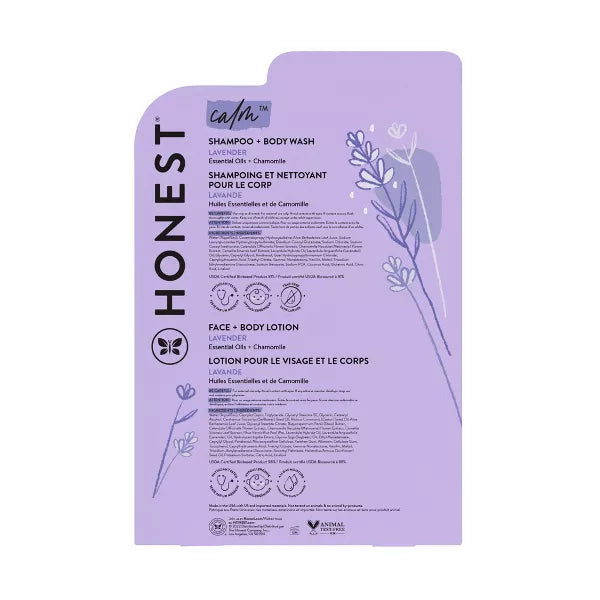 The Honest Company Shampoo & Lotion 2Pk Lavender