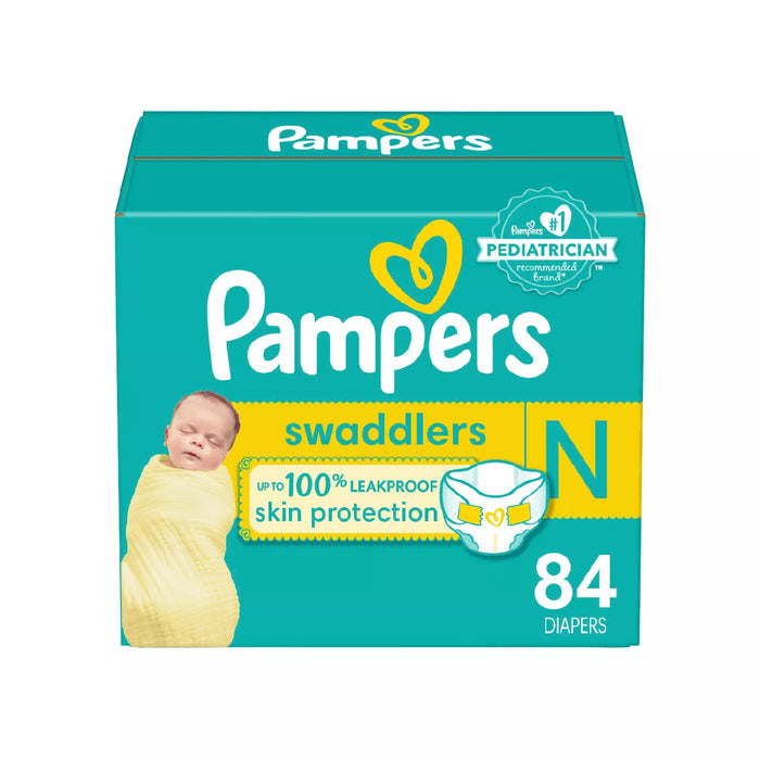 Pampers Swaddlers Newborn Diapers Size 1 84 Count