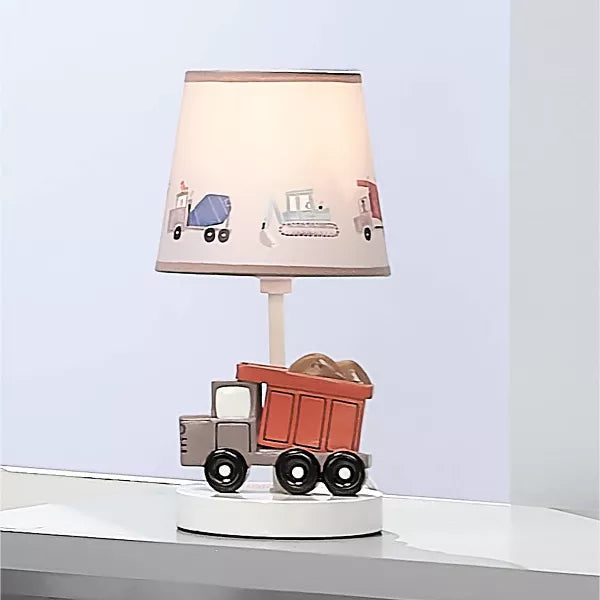 Bedtime Originals by Lambs & Ivy Construction Zone Lamp with Shade