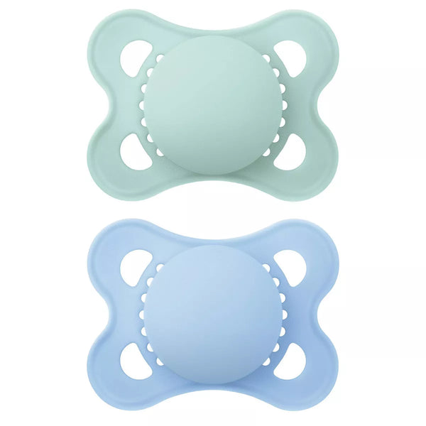 MAM Original Matte Pacifier, 0-6 Months, Boy, 2 Pack