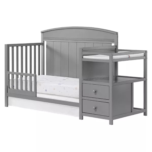Oxford Baby Pearson Toddler Bed Guard Rail Crib - Dove Gray