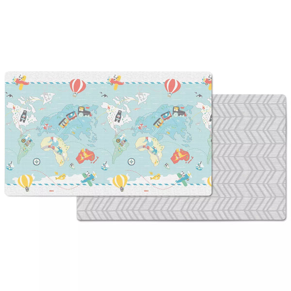 SKIP*HOP Little Travelers Doubleplay Reversible Playmat