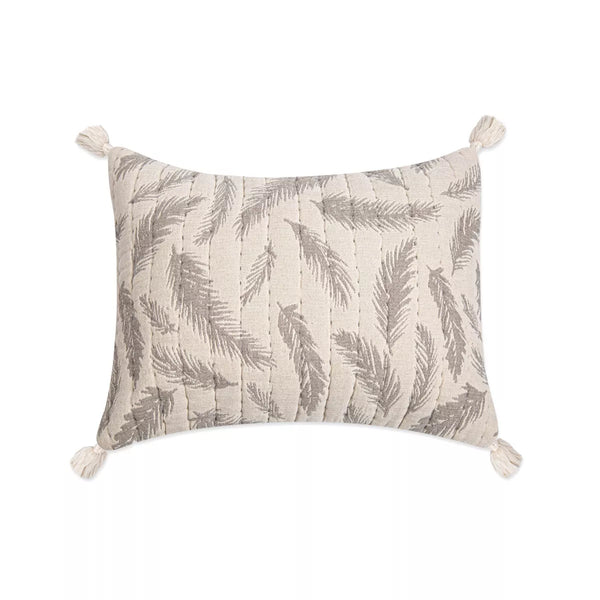 Crane Baby Jacquard Pillow Grey Feather